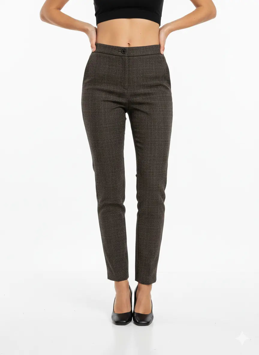 Pantalone gamba dritta principe di Galles DORABELLA