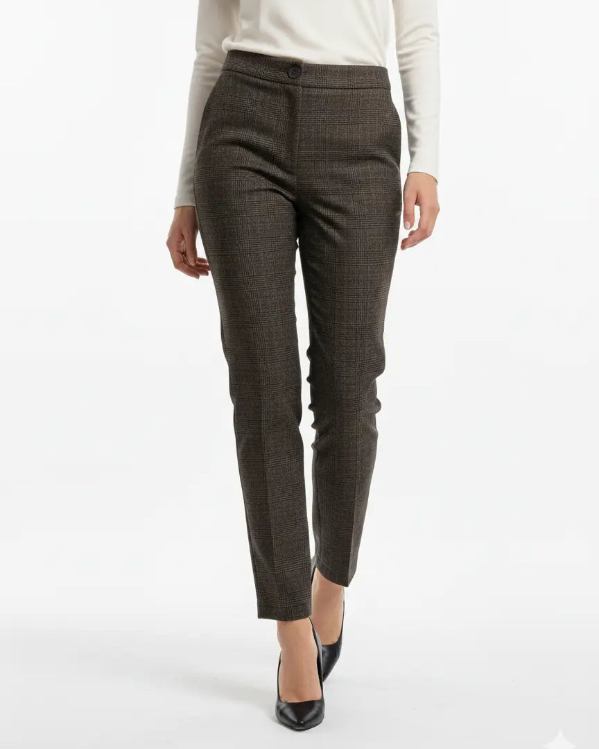 Pantalone gamba dritta principe di Galles DORABELLA