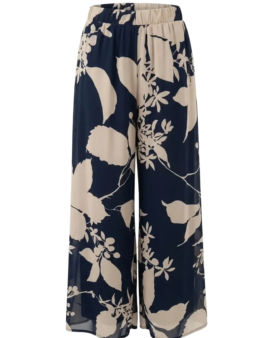 Pantalone georgette fantasia DORABELLA