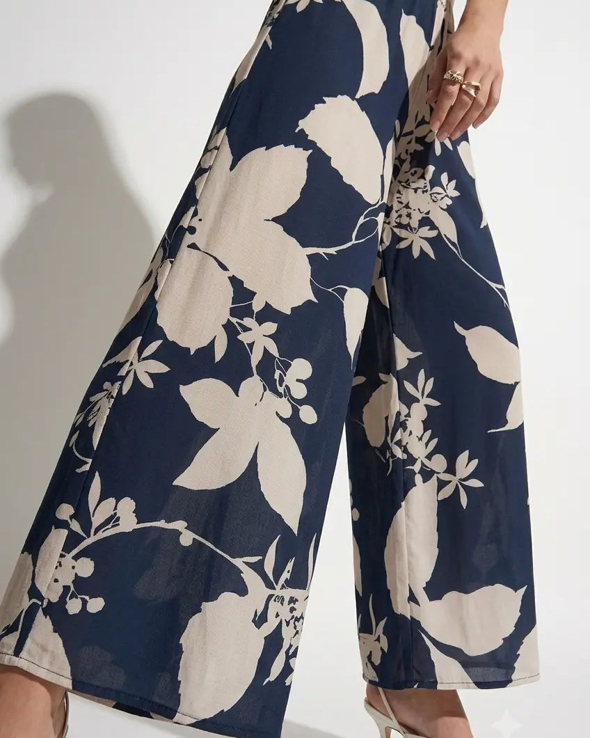 Pantalone georgette fantasia DORABELLA