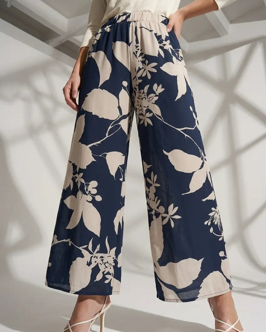 Pantalone georgette fantasia DORABELLA
