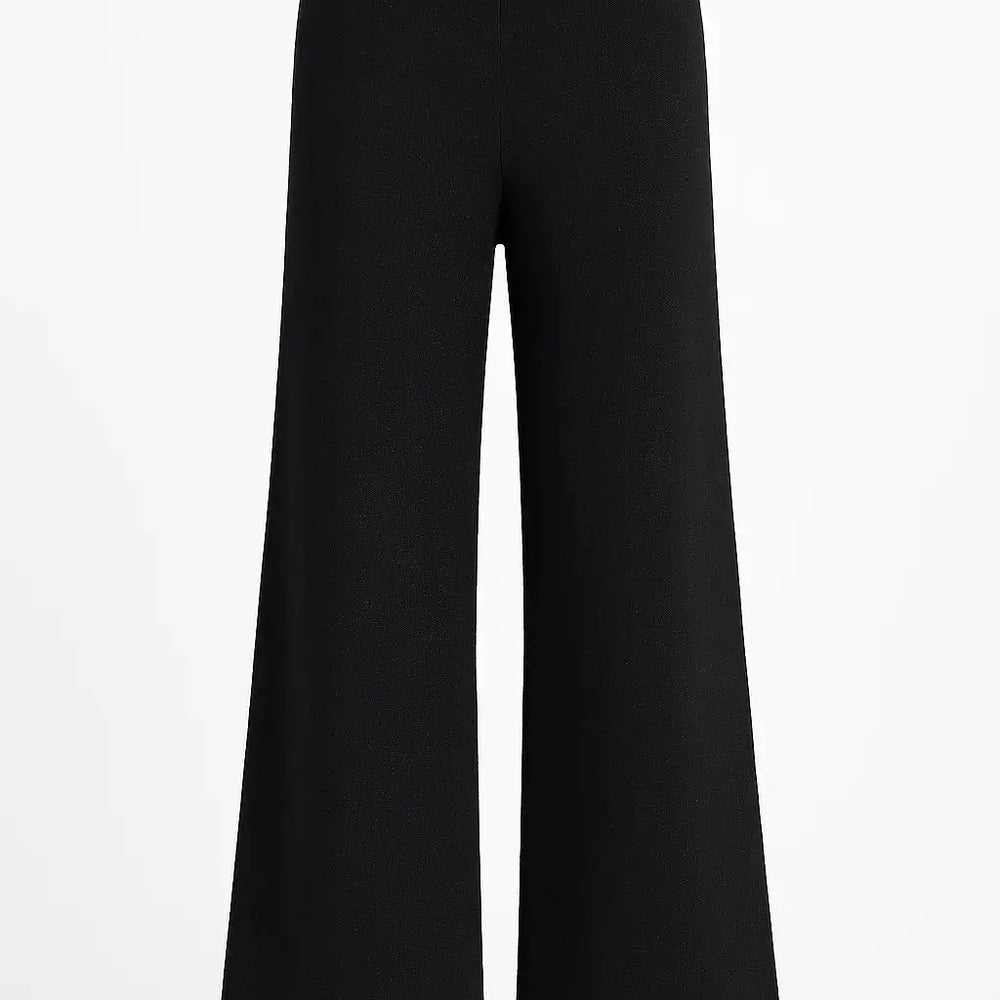 Pantalone in Lurex a Zampa DORABELLA XXL / Nero