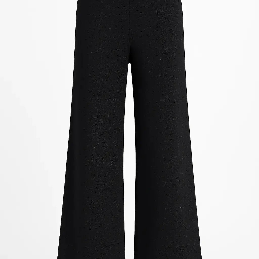 Pantalone in Lurex a Zampa DORABELLA XXL / Nero