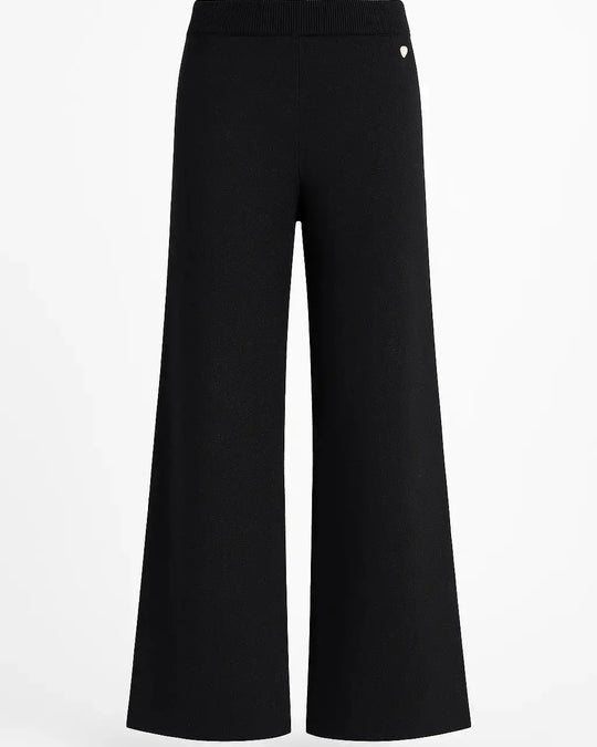 Pantalone in Lurex a Zampa DORABELLA XXL / Nero