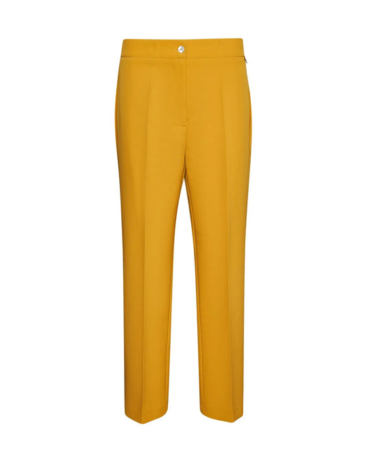 Pantalone in bistretch slim fit SENAPE DORABELLA