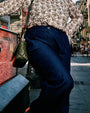 Pantalone in denim con vita elasticizzata BLU DORABELLA PIU' 49