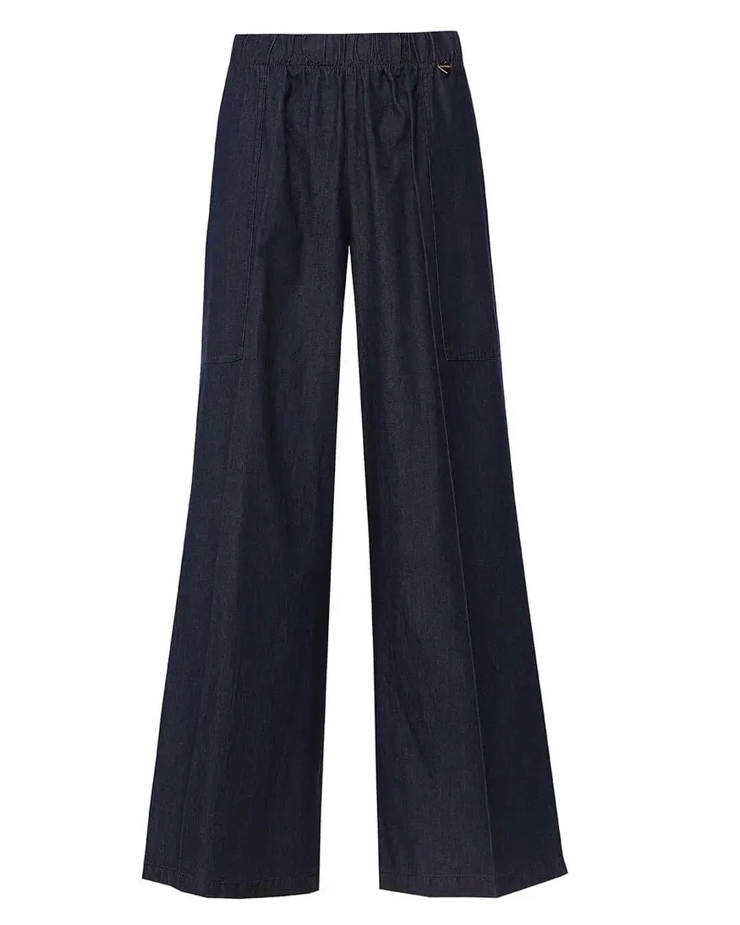Pantalone in denim con vita elasticizzata BLU DORABELLA PIU'