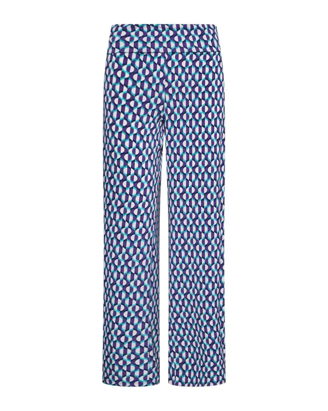 Pantalone in fantasia optical VIOLA DORABELLA PIU'