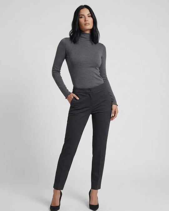 Pantalone in punto Milano con tasche e zip DORABELLA