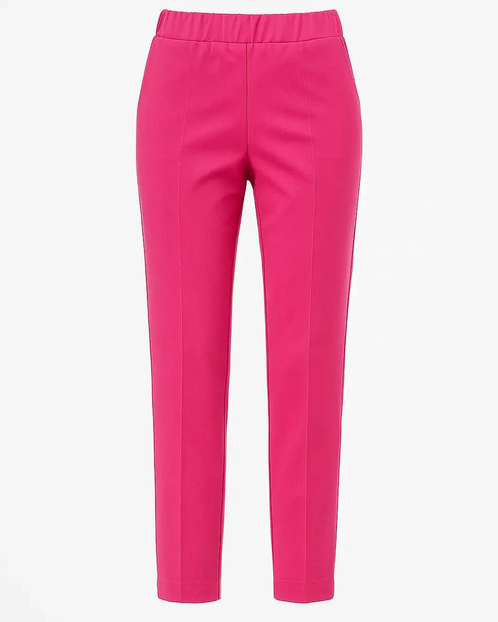 Pantalone in rasatello di cotone slim fit DORABELLA Fucsia-50