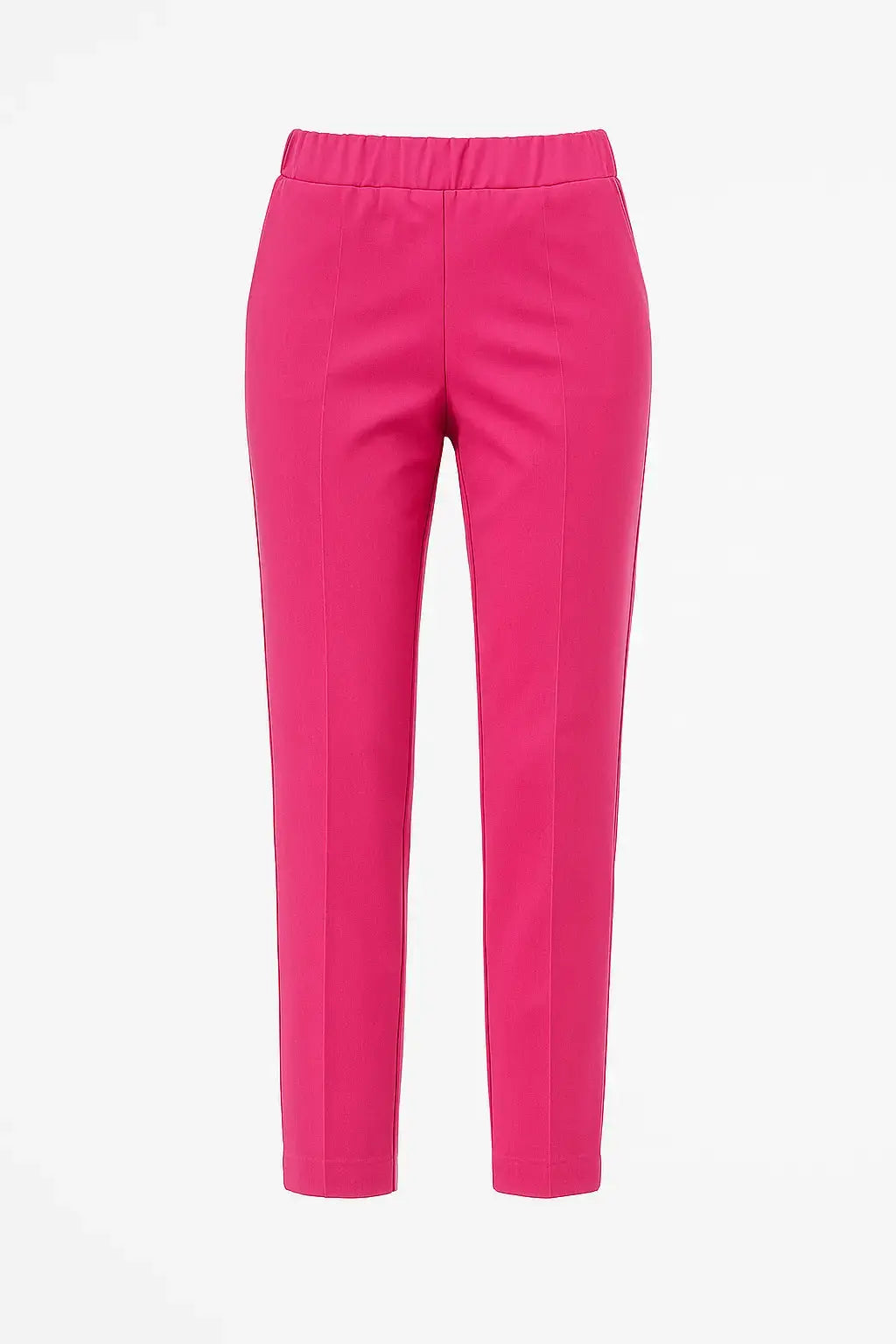 Pantalone in rasatello di cotone slim fit DORABELLA Fucsia-50