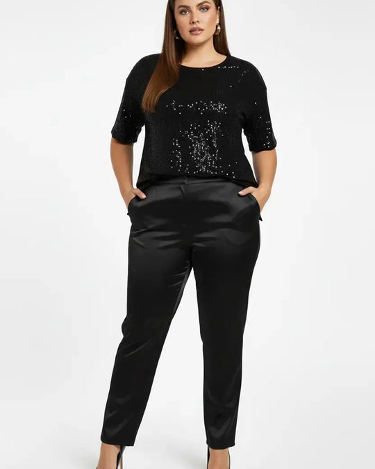 Pantalone gamba dritta DORABELLA PIU'