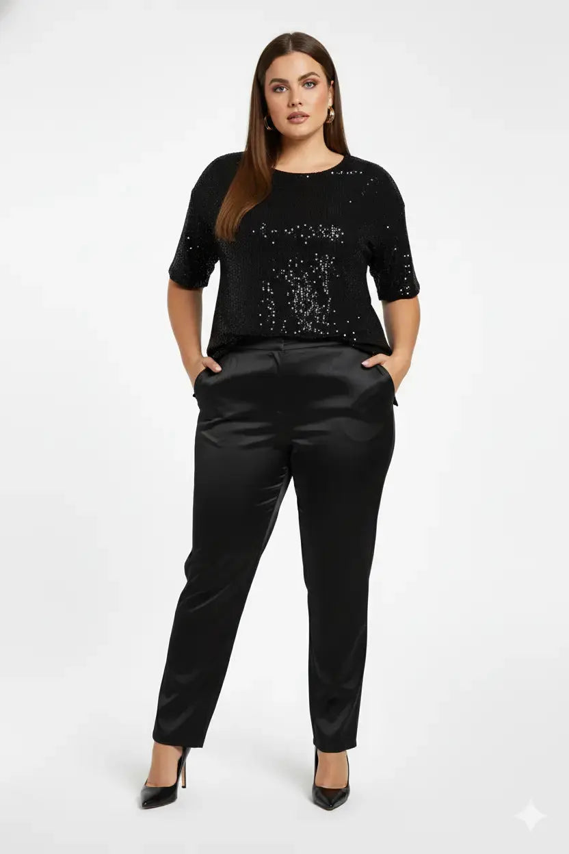 Pantalone gamba dritta DORABELLA PIU'