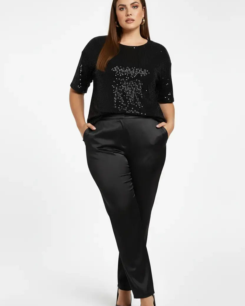 Pantalone gamba dritta DORABELLA PIU'