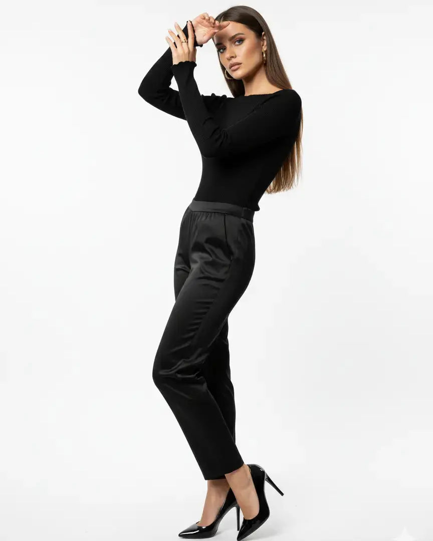 Pantalone in tinta unita a gamba dritta DORABELLA