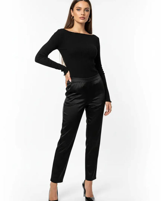 Pantalone in tinta unita a gamba dritta DORABELLA