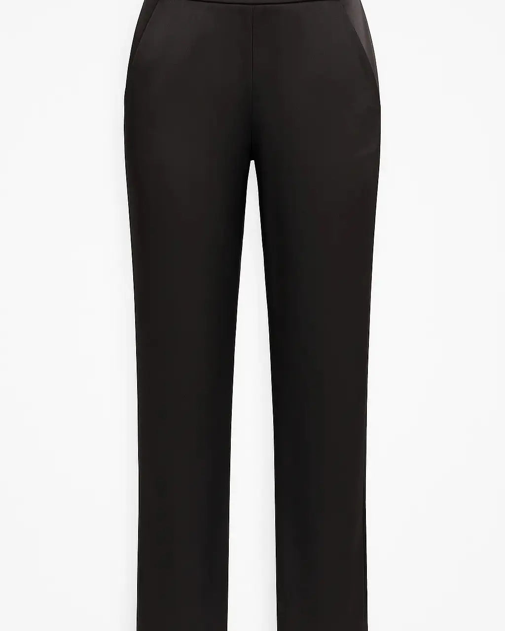 Pantalone in tinta unita a gamba dritta DORABELLA XXL / Nero