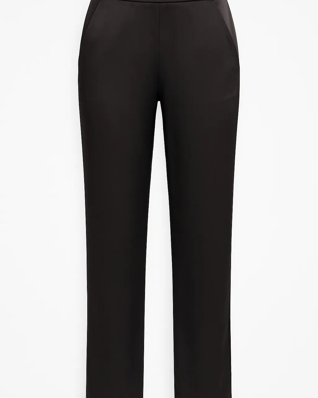 Pantalone in tinta unita a gamba dritta DORABELLA XXL / Nero