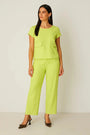 Pantalone in viscosa con vita elastica DORABELLA