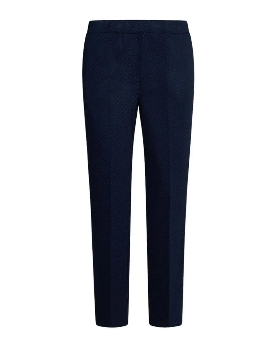 Pantalone microfantasia BLU DORABELLA