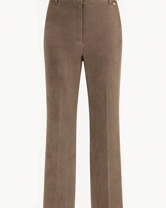 Pantalone mille righe con zip e bustino DORABELLA