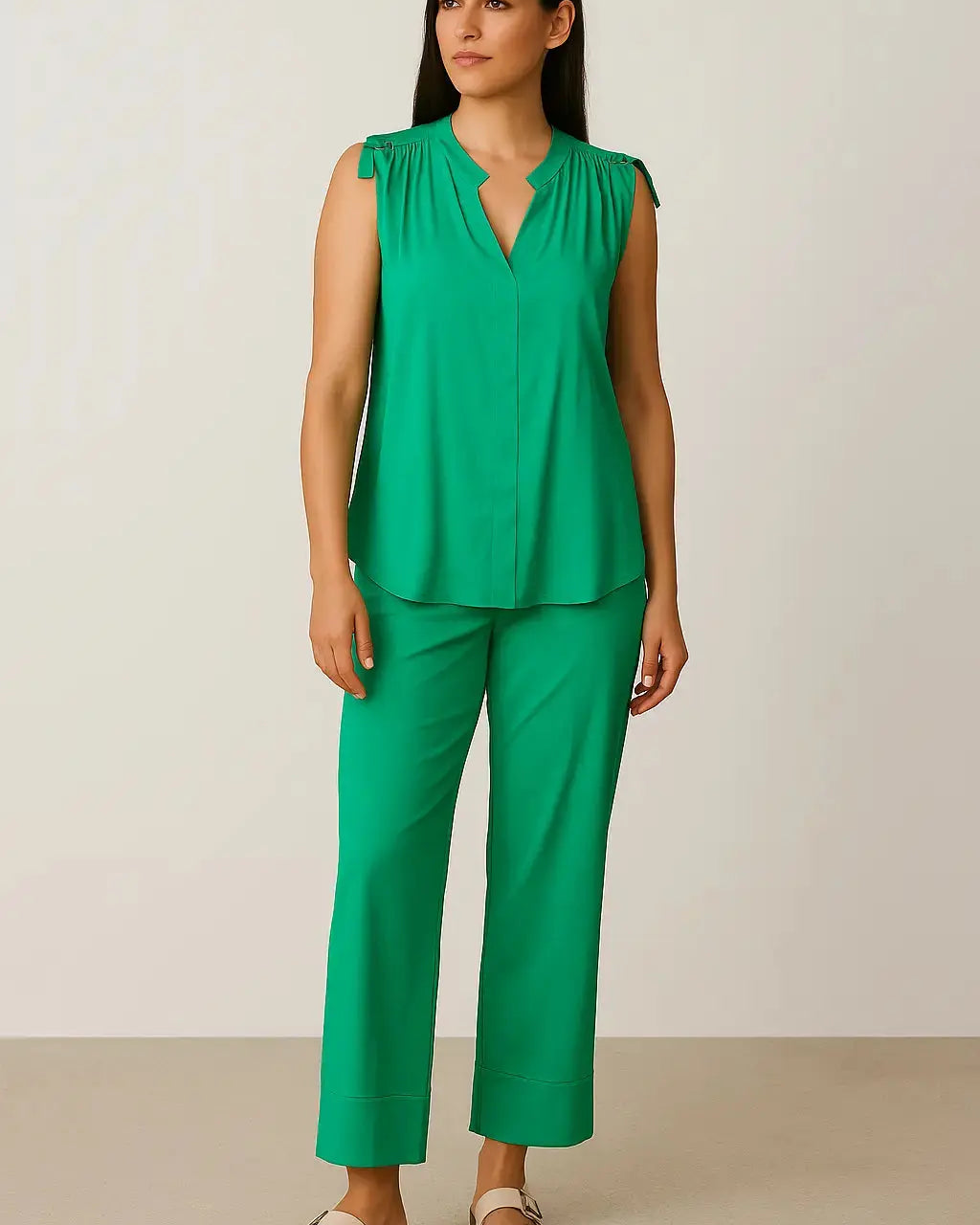 Pantalone palazzo con vita elastica DORABELLA