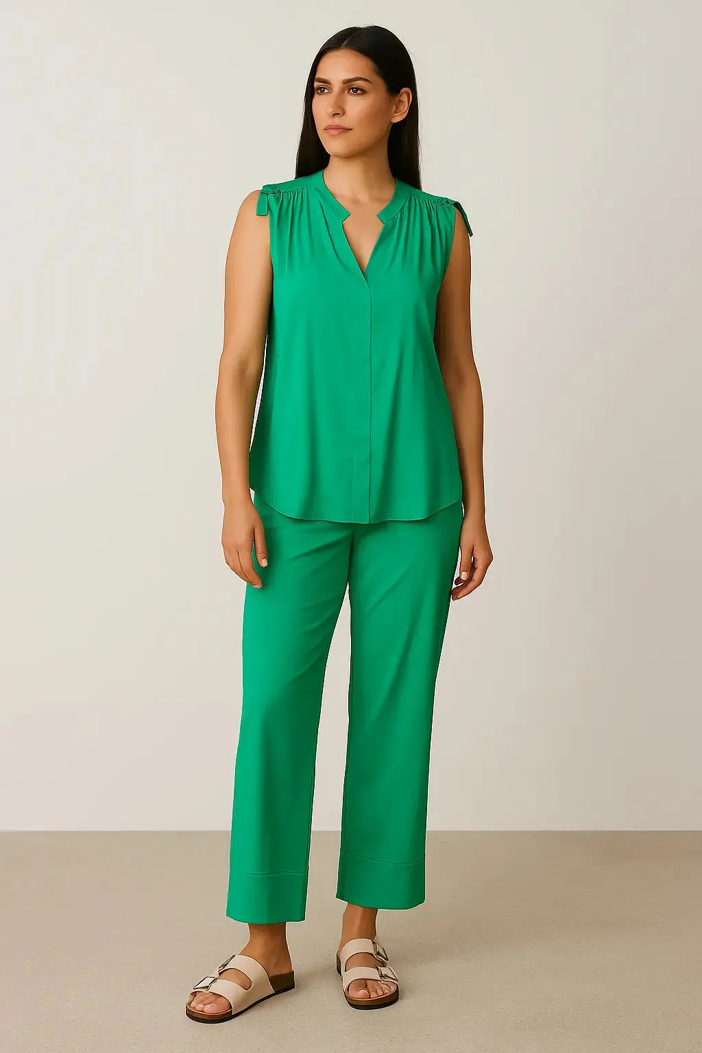 Pantalone palazzo con vita elastica DORABELLA