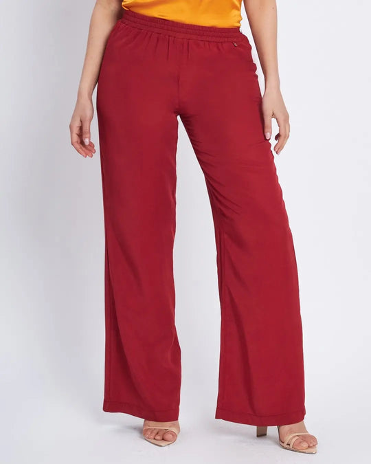 Pantalone palazzo con vita elastica INDIA DORABELLA