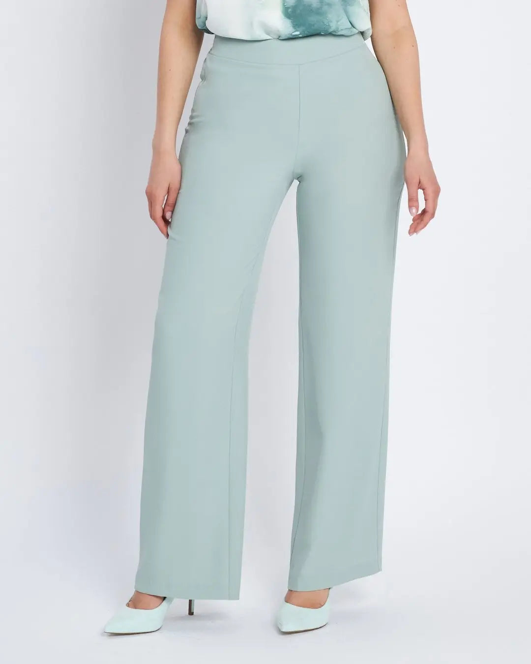 Pantalone palazzo in cady con bustino elastico ALOE DORABELLA