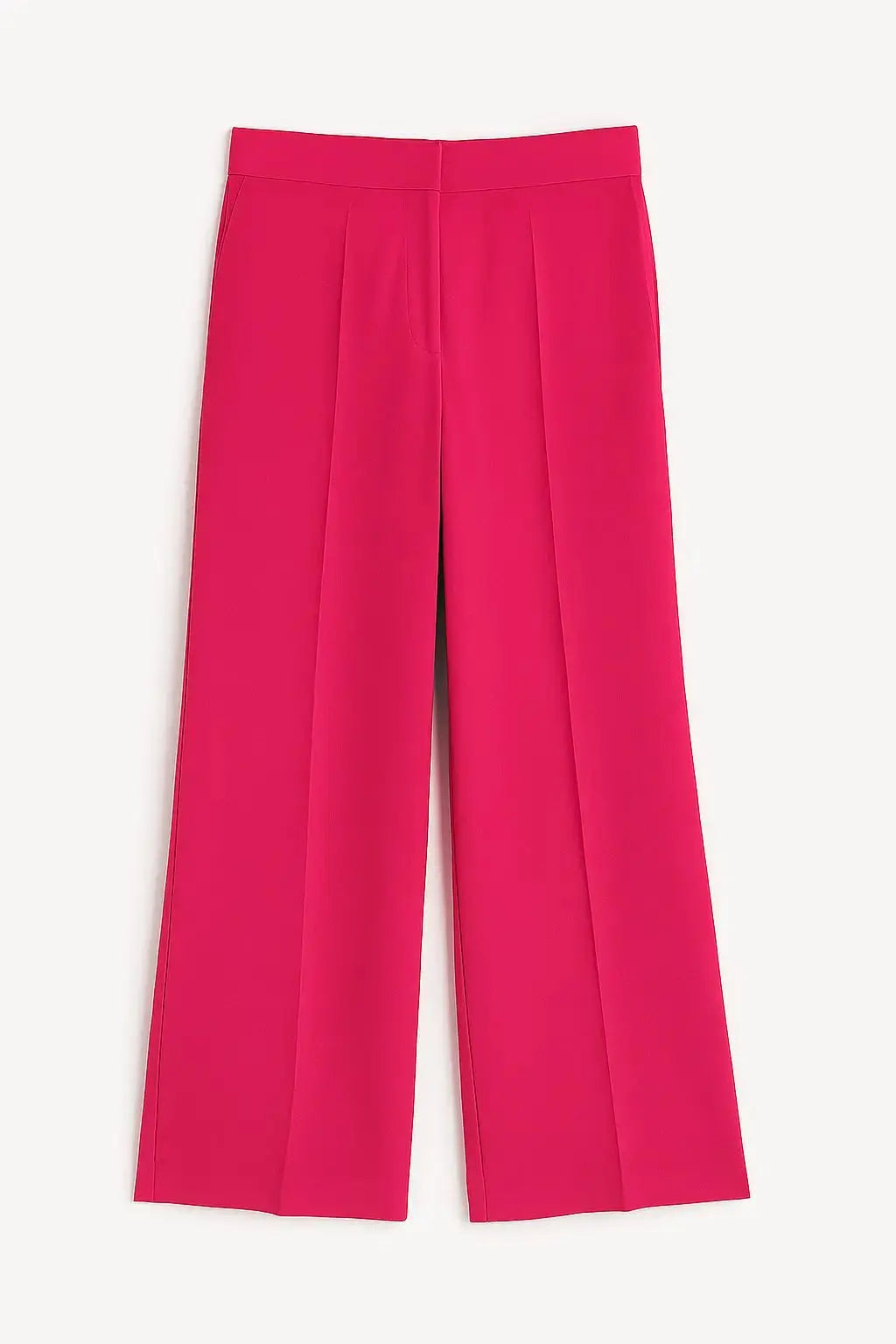 Pantalone palazzo in cady fluido magenta DORABELLA Magenta-3XL