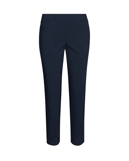 Pantalone pinocchietto con ricamo NERO DORABELLA