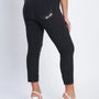 Pantalone pinocchietto con ricamo NERO DORABELLA