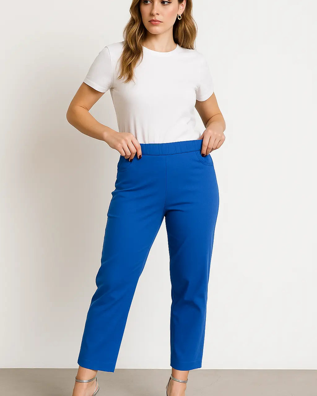 Pantalone pinocchietto con ricamo ROYAL DORABELLA