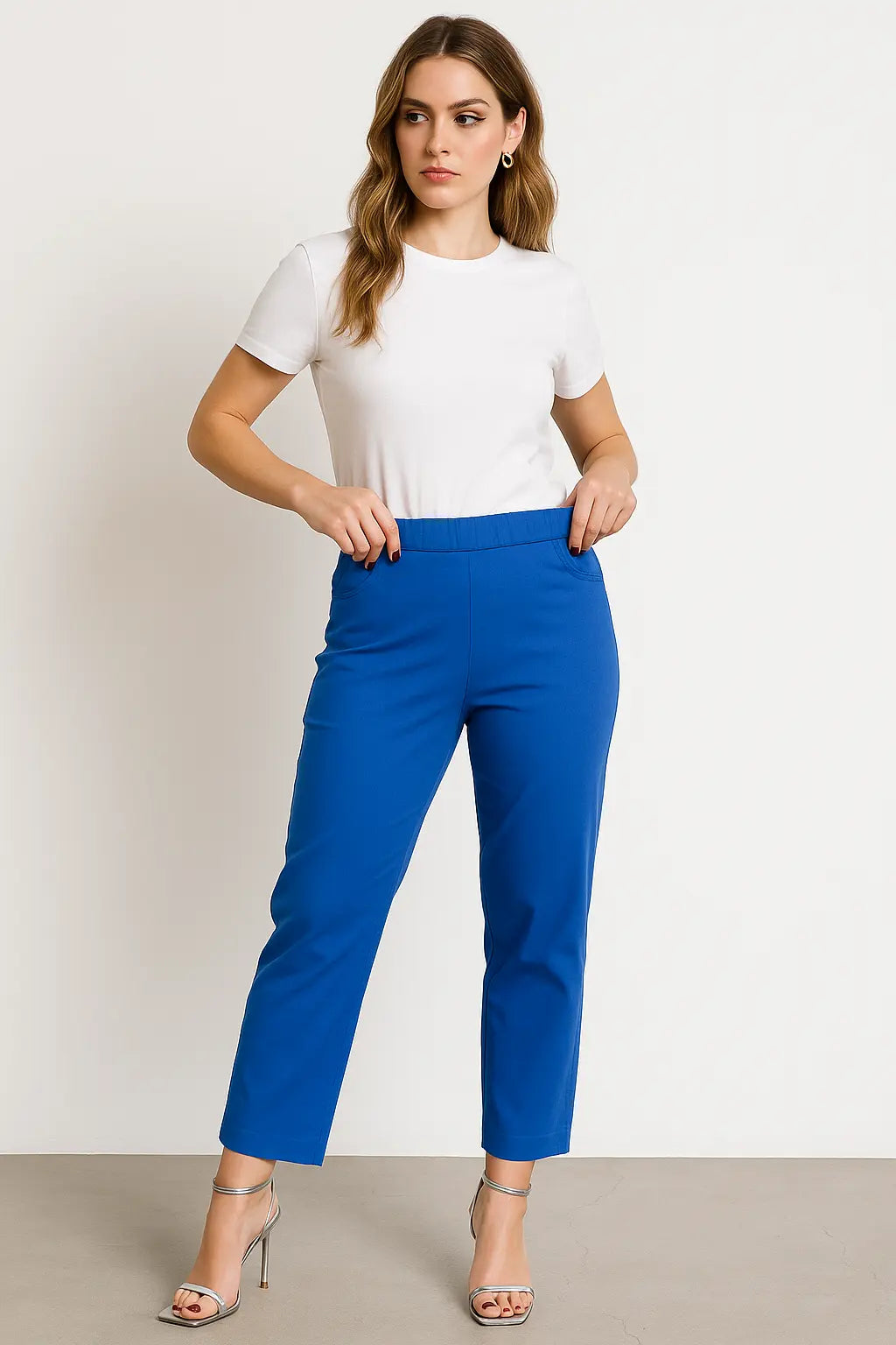 Pantalone pinocchietto con ricamo ROYAL DORABELLA