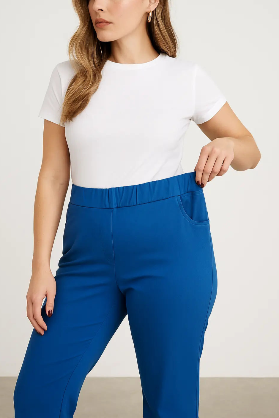 Pantalone pinocchietto con ricamo ROYAL DORABELLA