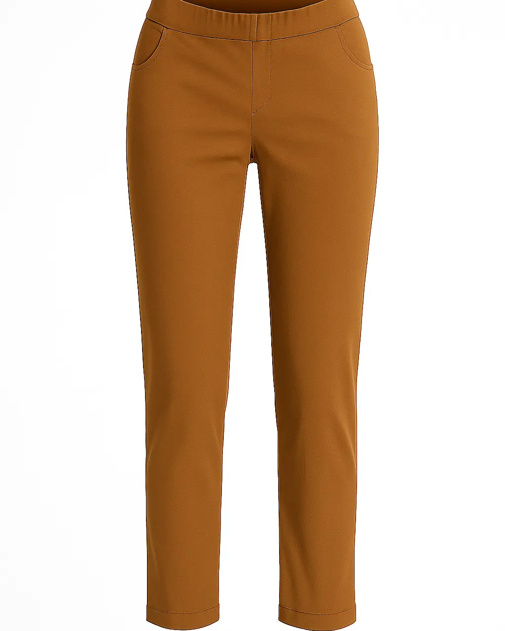 Pantalone pinocchietto con ricamo TABACCO DORABELLA