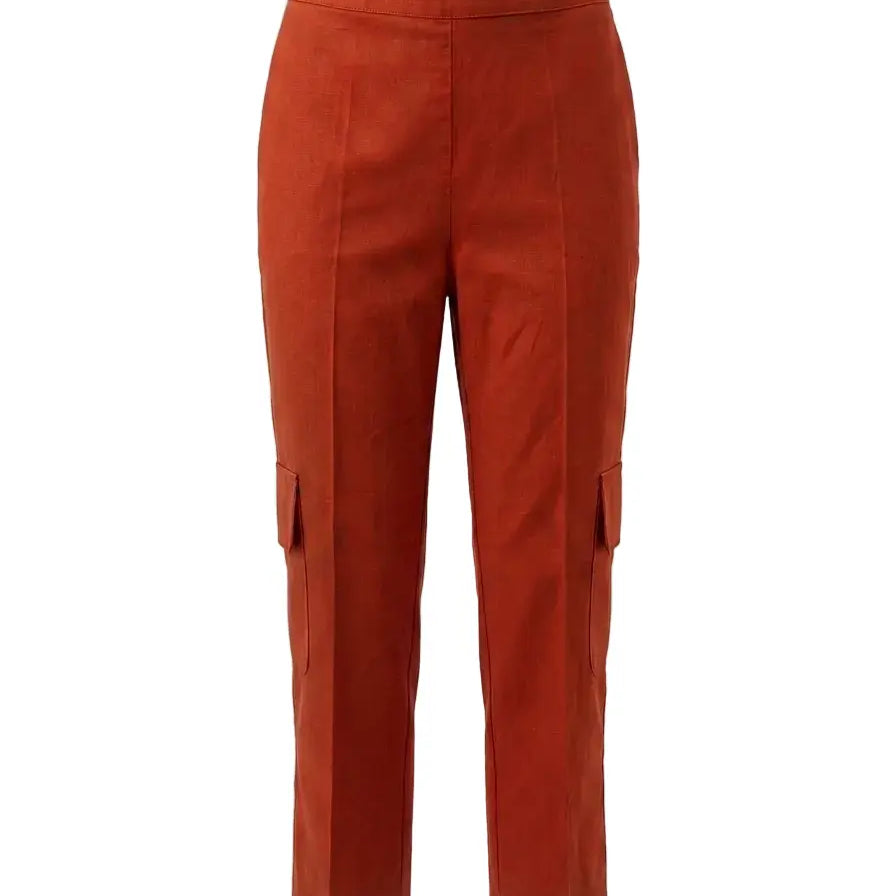 Pantalone pinocchietto con tasconi laterali in cotone DORABELLA