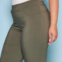 Pantalone pinochhietto con ricamo MILITARE DORABELLA