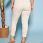 Pantalone pinochhietto con ricamo SABBIA DORABELLA