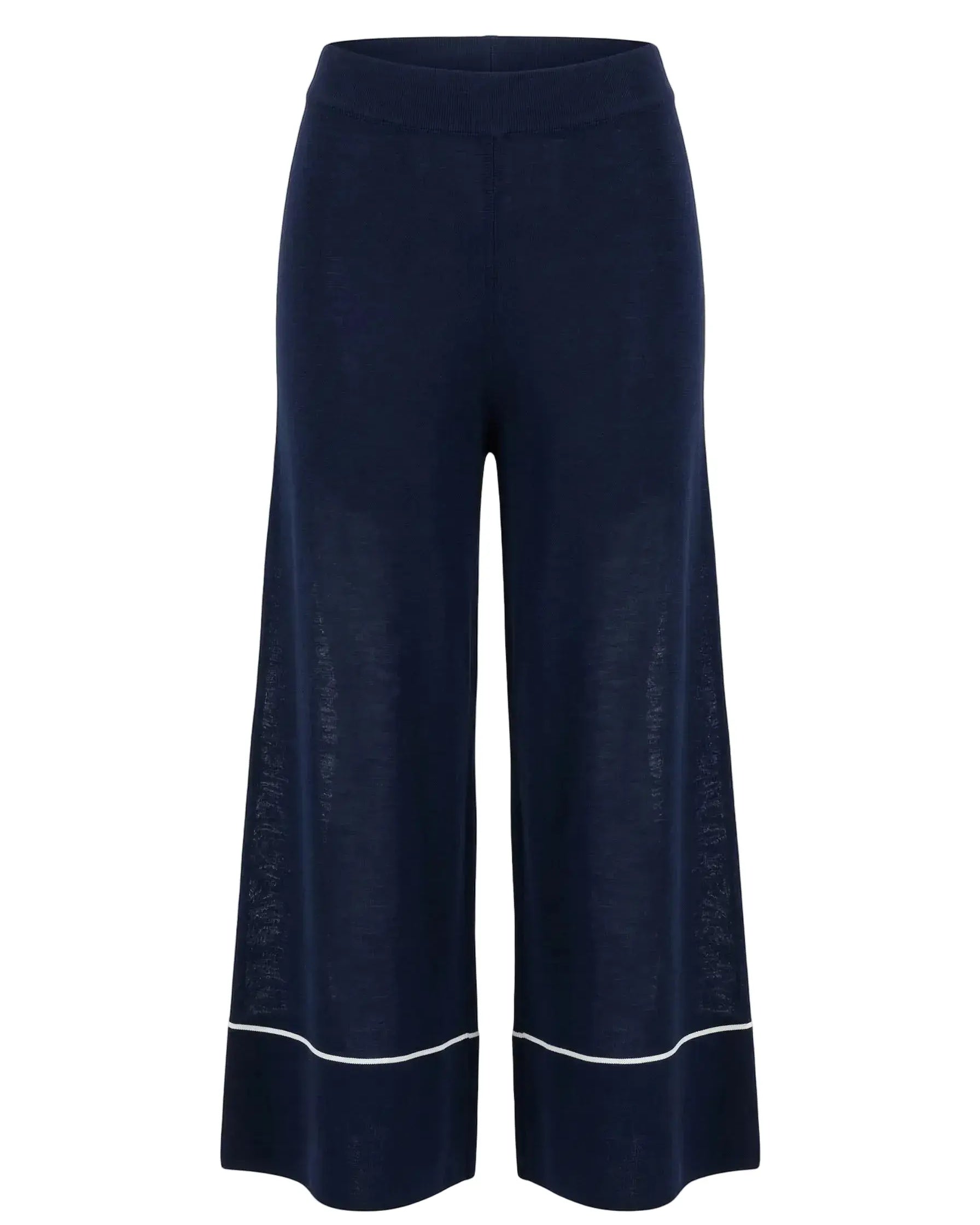 Pantalone profili a contrasto vaniglia DORABELLA
