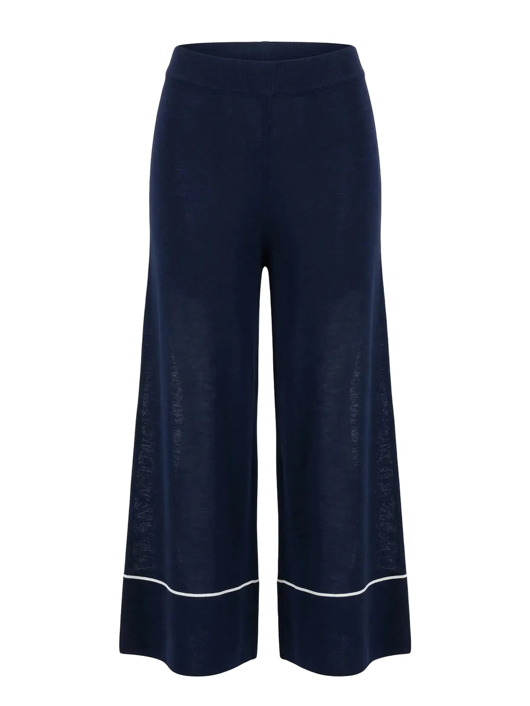 Pantalone profili a contrasto vaniglia DORABELLA