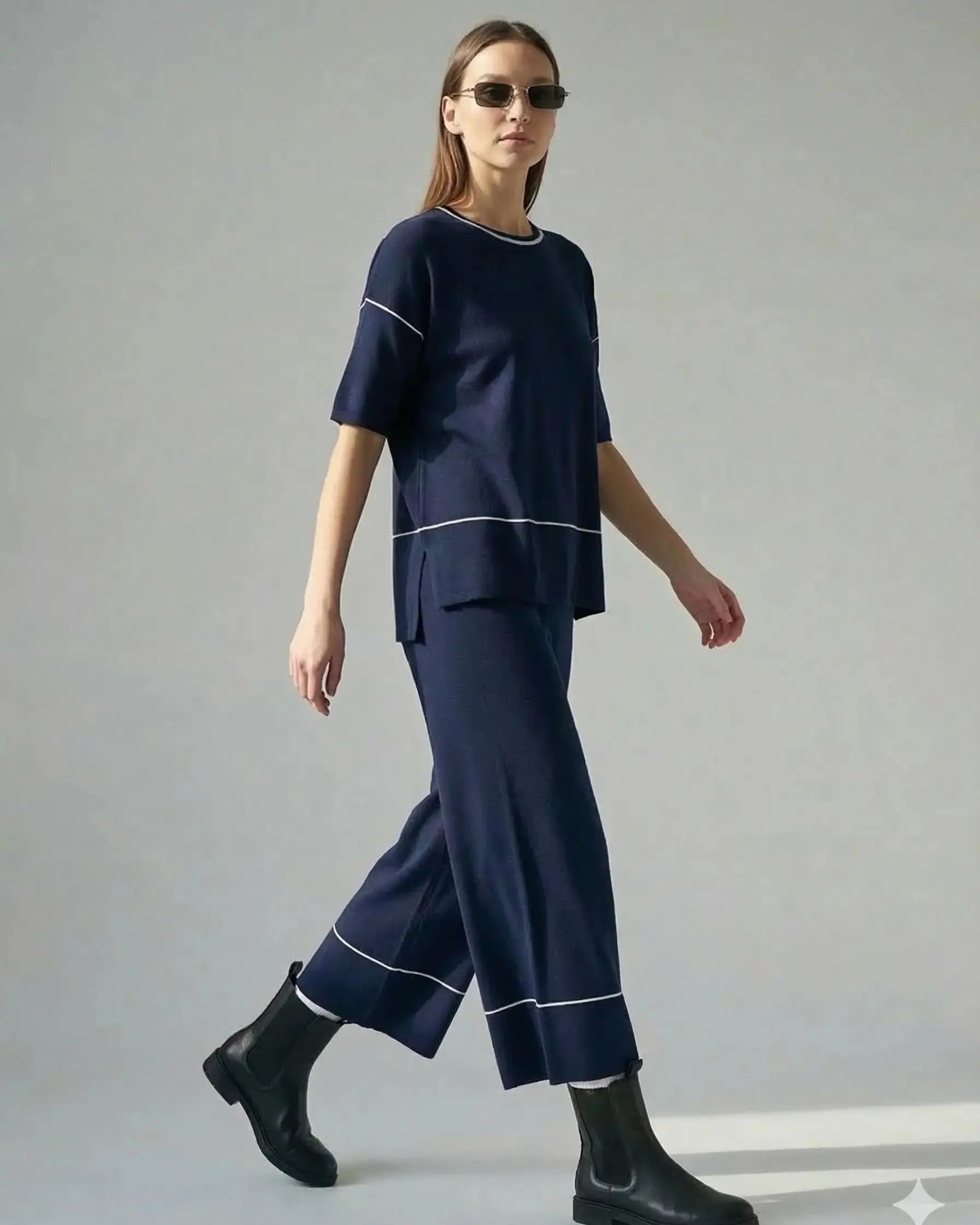 Kimono con profili vaniglia DORABELLA