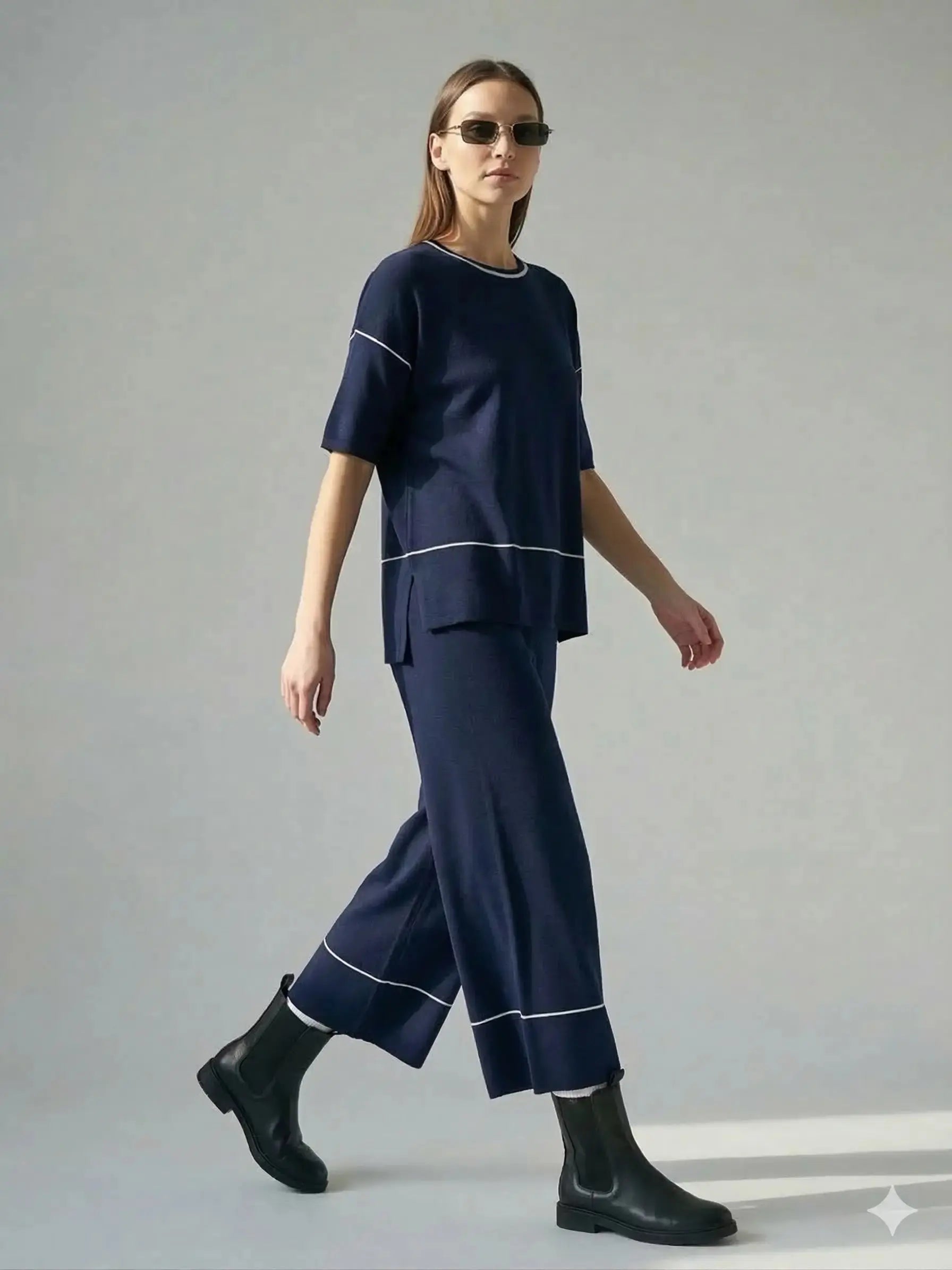 Kimono con profili vaniglia DORABELLA