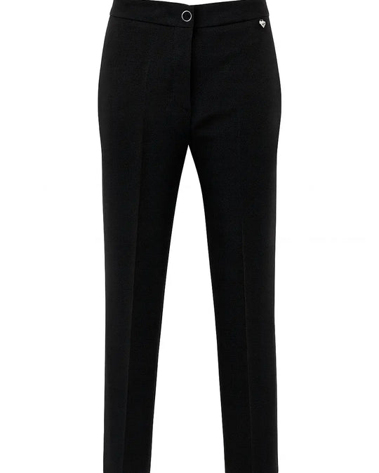 Pantalone sigaretta con bustino e bottone DORABELLA