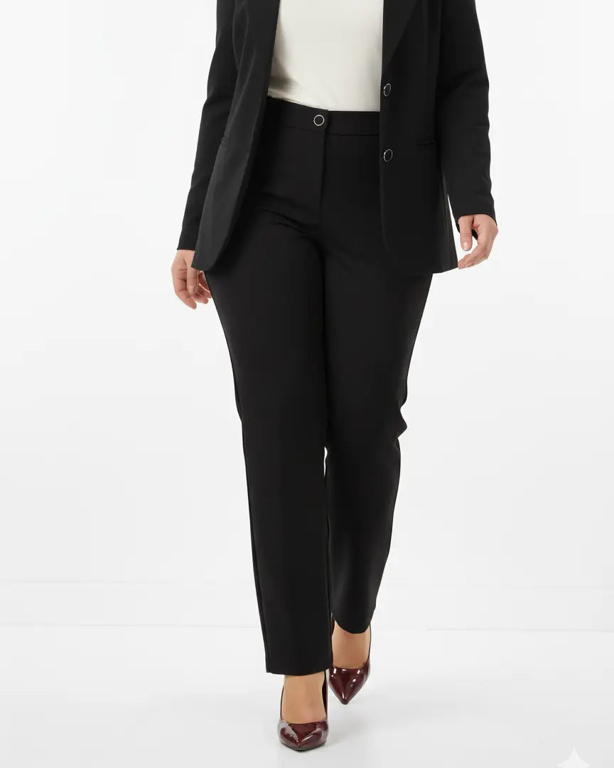 Pantalone sigaretta con bustino e bottone DORABELLA PIU'