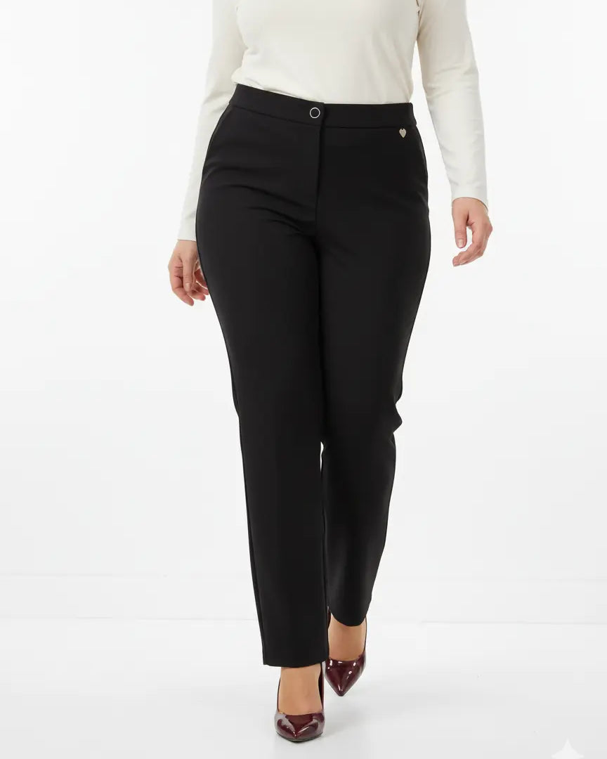 Pantalone sigaretta con bustino e bottone DORABELLA PIU'