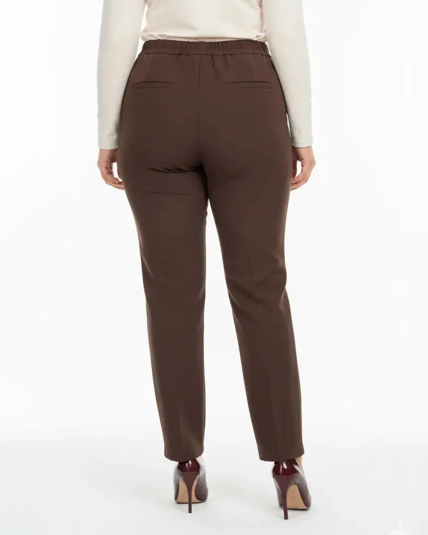 Pantalone sigaretta con dettaglio bottone DORABELLA PIU'