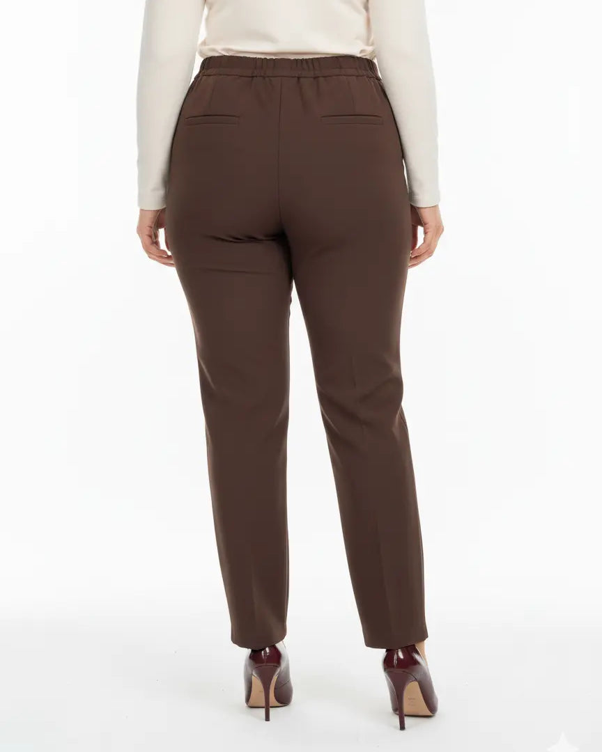 Pantalone sigaretta con dettaglio bottone DORABELLA PIU'