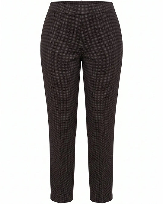 Pantalone sigaretta con micro pattern DORABELLA PIU'