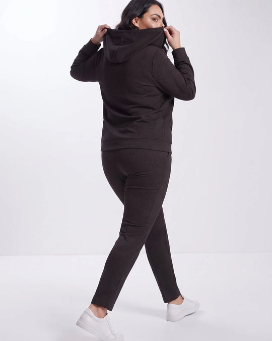 Pantalone sigaretta con micro pattern DORABELLA PIU'